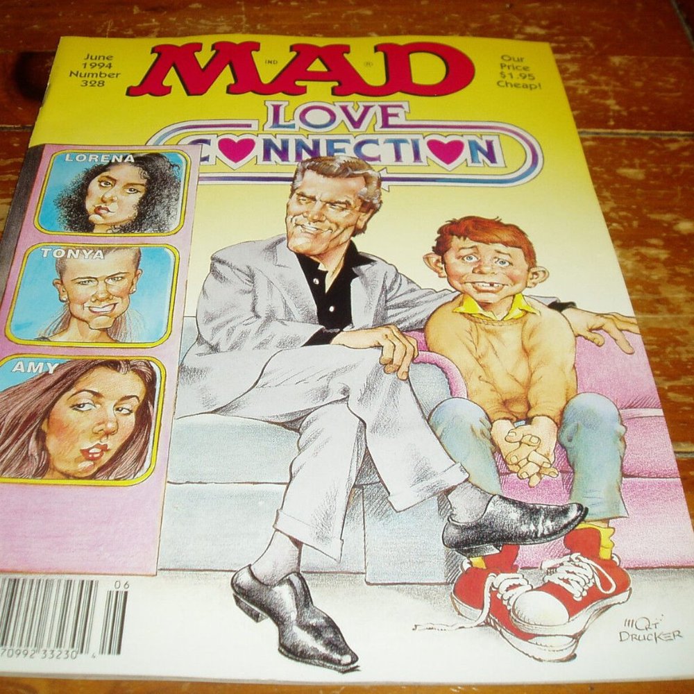 Vintage Mad Magazine # 328 June 1994 Issue